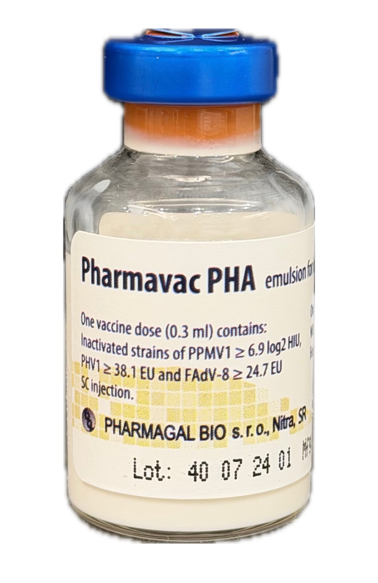 Drievoudige vaccinatie: adenovirus, herpesvirus en paramyxovirus (PHA)