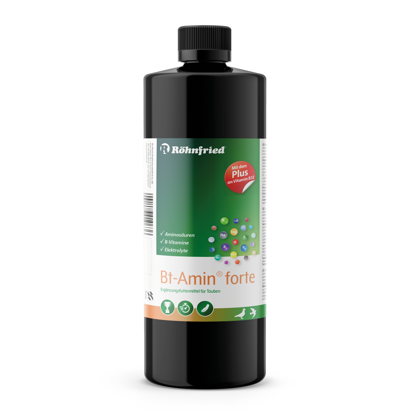 Rohnfried Bt-Amin Forte — Amino Acids, Electrolytes & B-Vitamins for Pigeons & Cage Birds