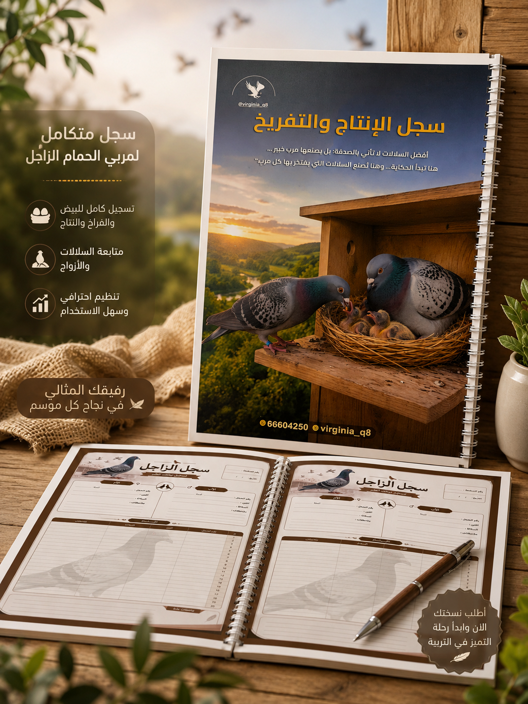 📒 سجل الإنتاج والتفريخ