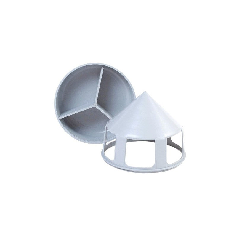 Pigeon Grit & Mineral Feeder with Divider